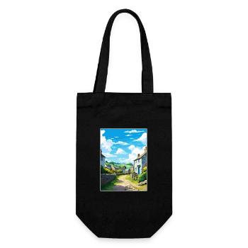 Pentewan Cornouailles Vintage voyage affiche Souvenir - Sac à bouteille - noir - Devant