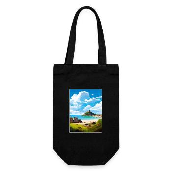 Marazion Cornwall Vintage voyage affiche Souvenir - Sac à bouteille - noir - Devant