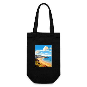 Penzance Cornwall Vintage voyage affiche Souvenir - Sac à bouteille - noir - Devant