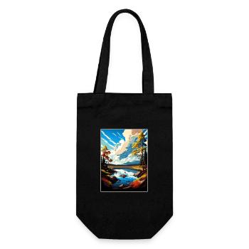 Fool Hollow Lake Arizona Vintage Travel Poster WPA - Sac à bouteille - noir - Devant