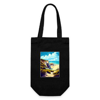 Crystal Cove California Vintage Reiseposter WPA - Geschenkbeutel für Flaschen - Schwarz - Vorne