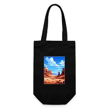 Goblin Valley State Park Vintage Travel Poster WPA - Gift Bag for Bottles - black - Front
