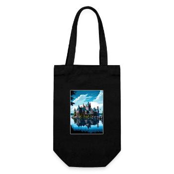 Boldt Castle New York État Vintage affiche de voyage - Sac à bouteille - noir - Devant
