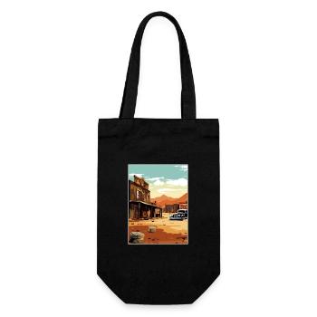 Goldfield Ghost Town Nevada Vintage Travel Poster - Gift Bag for Bottles - black - Front