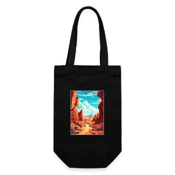 Valley Of Fire State Park Nevada Travel Poster - Gift Bag for Bottles - black - Front