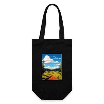 Parc national de Fishlake Utah Vintage affiche de voyage - Sac à bouteille - noir - Devant