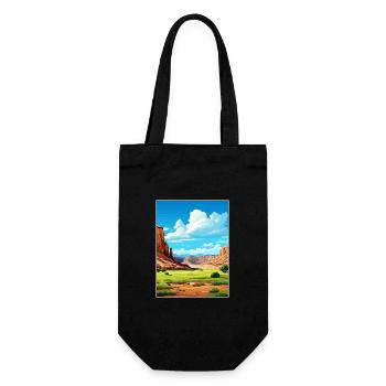 Capitol Reef National Park Vintage Reiseposter - Geschenkbeutel für Flaschen - Schwarz - Vorne