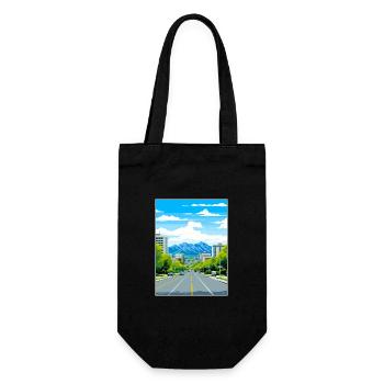 Salt Lake Utah Vintage voyage affiche WPA Souvenir - Sac à bouteille - noir - Devant