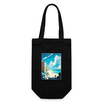 Panama Florida Vintage Reiseposter WPA Souvenir - Geschenkbeutel für Flaschen - Schwarz - Vorne