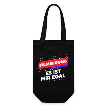 Je ne me soucie pas des dictons drôles Indifférent Relax - Sac à bouteille - noir - Devant