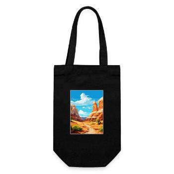 Escalante grand Utah Vintage voyage affiche WPA Art - Sac à bouteille - noir - Devant