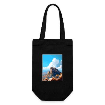 Mont Lemmon Arizona Vintage voyage affiche WPA Art - Sac à bouteille - noir - Devant