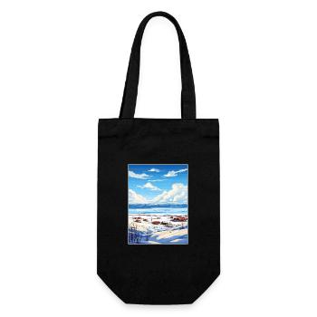 Kotzebue Alaska Vintage voyage affiche WPA Souvenir - Sac à bouteille - noir - Devant