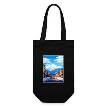 Brian Head Utah Vintage Reiseposter WPA Souvenir - Geschenkbeutel für Flaschen - Schwarz - Vorne