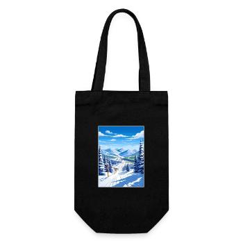 Deer Valley Utah Vintage voyage affiche Souvenir - Sac à bouteille - noir - Devant