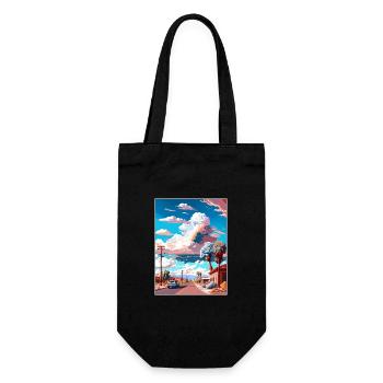 Florence Arizona Vintage Travel Poster Souvenir - Gift Bag for Bottles - black - Front
