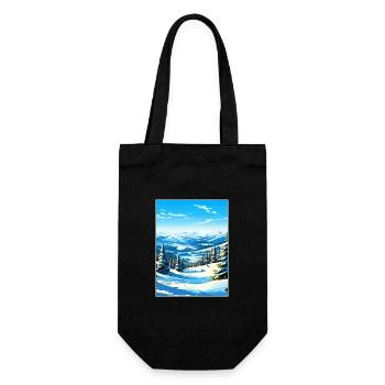 Deer Valley Utah Vintage voyage affiche Souvenir - Sac à bouteille - noir - Devant