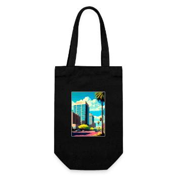 Glendale Arizona Vintage voyage affiche Souvenir - Sac à bouteille - noir - Devant