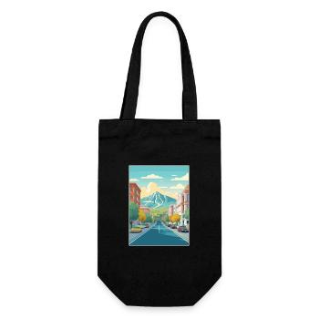 Provo Utah affiches Vintage voyage affiche Souvenir - Sac à bouteille - noir - Devant