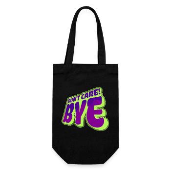 Cool saying: Doesn't matter, attitude, chill doesn't matter to me - Gift Bag for Bottles - black - Front