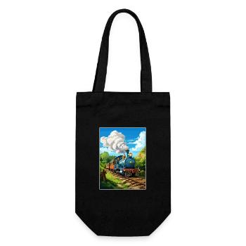 Puffing Billy Railway Vintage Travel Poster WPA - Gift Bag for Bottles - black - Front