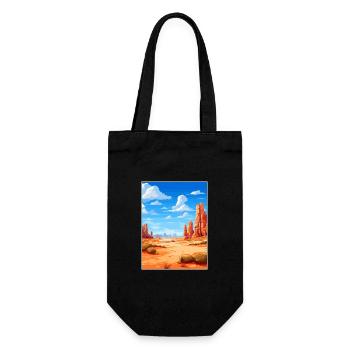 Les Pinnacles Australie Vintage voyage affiche WPA - Sac à bouteille - noir - Devant