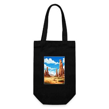 Les Pinnacles Australie Vintage voyage affiche WPA - Sac à bouteille - noir - Devant