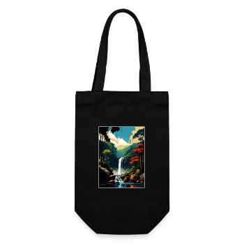 Daintree Australia Vintage Travel Poster Souvenir - Gift Bag for Bottles - black - Front