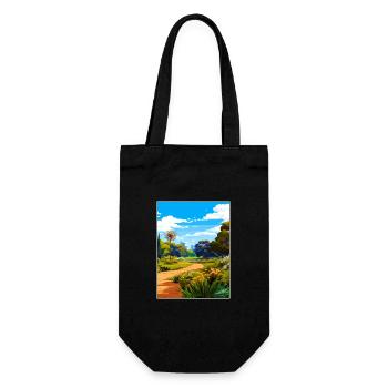 Königlicher Botanischer Garten Vintage-Reiseposter WPA-Kunst - Geschenkbeutel für Flaschen - Schwarz - Vorne