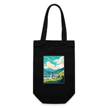 San Martin De Los Andes Vintage voyage affiche WPA - Sac à bouteille - noir - Devant