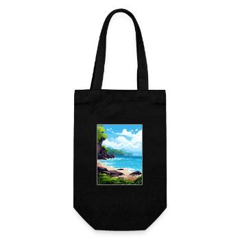 Papagayo Halbinsel Costa Rica Reiseposter - Geschenkbeutel für Flaschen - Schwarz - Vorne