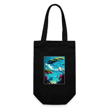 Barbade Caraïbes Vintage voyage affiche Souvenir - Sac à bouteille - noir - Devant