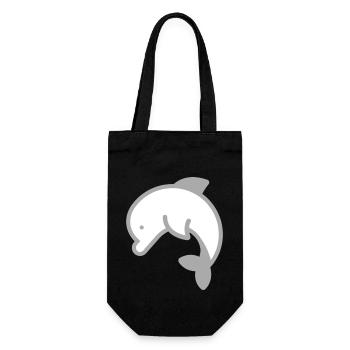 Marine Conservation - Gift Bag for Bottles - black - Front