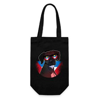 Antigua and Barbuda - Gift Bag for Bottles - black - Front