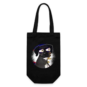 American Samoa - Gift Bag for Bottles - black - Front