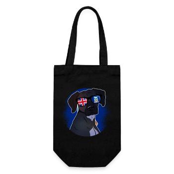 Falkland Islands - Gift Bag for Bottles - black - Front