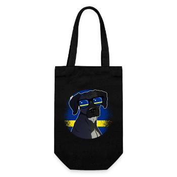 Curaçao - Geschenkbeutel für Flaschen - Schwarz - Vorne