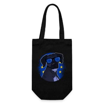 European Union - Gift Bag for Bottles - black - Front