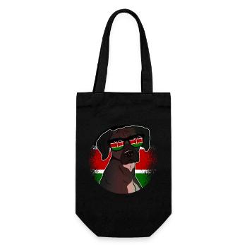 Kenya - Gift Bag for Bottles - black - Front