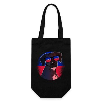 Haiti - Gift Bag for Bottles - black - Front