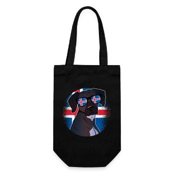 Islande - Sac à bouteille - noir - Devant