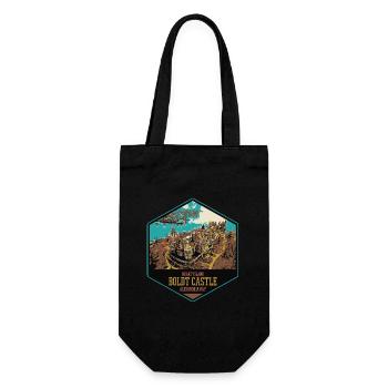 Boldt Castle: Romance on Heart Island - Gift Bag for Bottles - black - Front