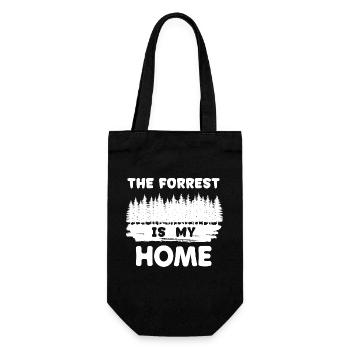 Forestry Forestry Wood Statement Tree Lumberjack - Gift Bag for Bottles - black - Front