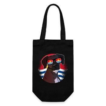 Kiribati - Gift Bag for Bottles - black - Front