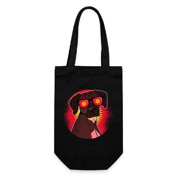 Kyrgyzstan - Gift Bag for Bottles - black - Front