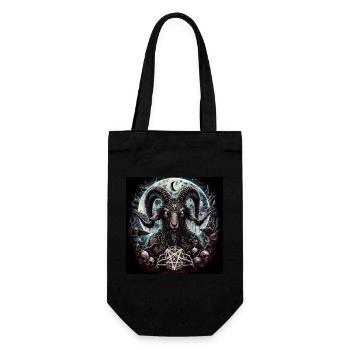 Billy goat - Gift Bag for Bottles - black - Front
