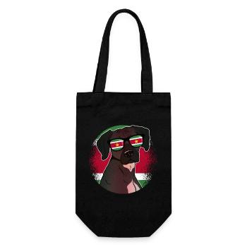 Suriname - Gift Bag for Bottles - black - Front