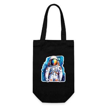 Aquarelle d’astronaute Aquarelle - Sac à bouteille - noir - Devant