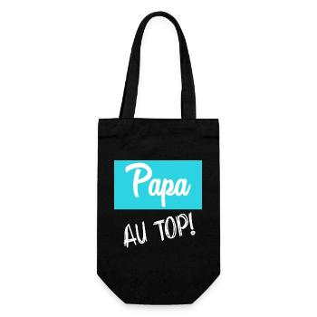 DAD - Gift Bag for Bottles - black - Front