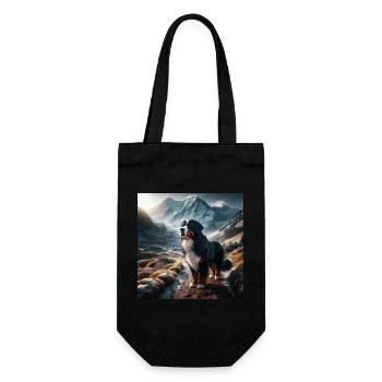 Bernese mountain dog - Gift Bag for Bottles - black - Front